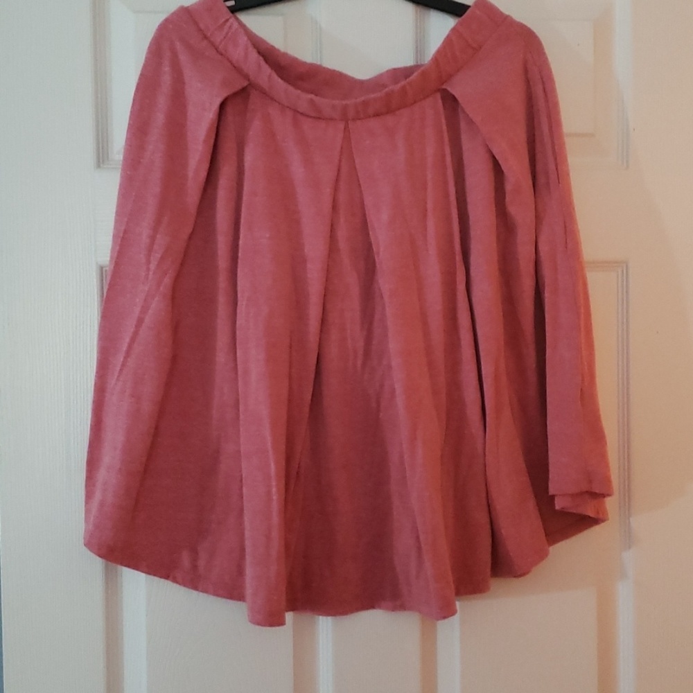 Heathered pink skirt